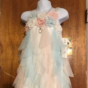 NWT biscotti flower dress size 4